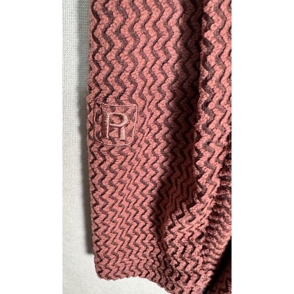 Patagonia Womens R1 Air Full Zip Hoody Rosehip Pink Jacquard Fleece Jacket Sz M - Picture 5 of 11